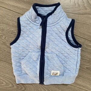 Kids Blue Quilted Vest